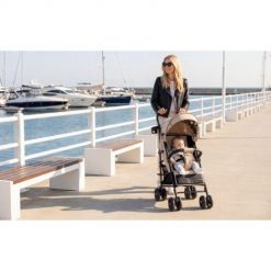 Wózek spacerowy Davos 35 Beige. Brązowe spacerówki Tulano. Za 299.00 zł.