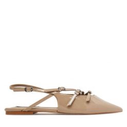 Sandały Steve Madden. Brązowe sandały damskie Steve Madden, bez wzorów, bez obcasa, na płaskiej podeszwie, bez zapięcia. Za 359.99 zł.