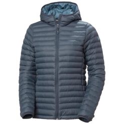 Damska kurtka puchowa Helly Hansen Sirdal. Szare kurtki damskie Helly Hansen, l, bez wzorów, z materiału, z kapturem. Za 681.50 zł.