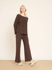 BGN 2-częściowy zestaw w kolorze brązowym rozmiar: 38. Brązowe spodnie materiałowe damskie BGN, bez wzorów, z materiału. Za 173.99 zł.