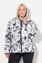 Damskie Dwustronna kurtka funkcyjna HYPRAR wodoodporna z recyklingu. Czarne kurtki damskie Ulla Popken, plus size, bez wzorów, z materiału, bez kaptura. Za 679.99 zł.