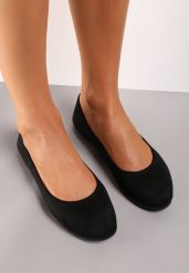 Czarne Balerinki Kissyxo. Czarne balerinki damskie Born2be, bez wzorów. Za 19.99 zł.