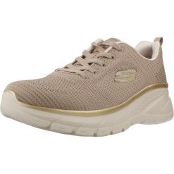 Buty SKECHERS FASHION FIT 2.0 MOONLIGHT Brązowy. Brązowe obuwie trekkingowe damskie Skechers, z tkaniny, bez zapięcia. Za 324.99 zł.