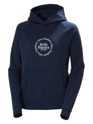 Helly Hansen Bluza "Core Graphic" w kolorze granatowym rozmiar: S. Niebieskie bluzy damskie Helly Hansen, s, bez wzorów, z kapturem. Za 137.74 zł.