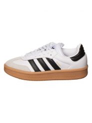 Adidas Skórzane sneakersy "Samba" w kolorze białym rozmiar: 36. Białe obuwie sportowe damskie Adidas, bez zapięcia. Za 279.78 zł.