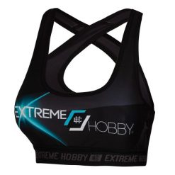 Stanik sportowy fitness siłownia MMA EXTREME HOBBY MT SPORT. Niebieskie biustonosze sportowe damskie EXTREME HOBBY, bez wzorów, z elastanu. Za 129.00 zł.