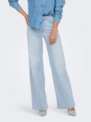 ONLY Dżinsy - Comfort fit - w kolorze błękitnym rozmiar: L/L32. Niebieskie jeansy damskie Only, z podwyższonym stanem. Za 136.13 zł.