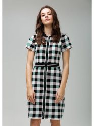 4funkyflavours Sukienka "FInd The Way" w kolorze czarno-białym rozmiar: L. Czarne sukienki damskie 4funkyflavours, bez wzorów, bez ramiączek. Za 139.20 zł.