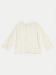 Coccodrillo Kardigan WC4172202GEN Écru Regular Fit. Swetry dziewczęce COCCODRILLO, bez wzorów, z bawełny, bez kołnierzyka, bez ramiączek. Za 39.99 zł.
