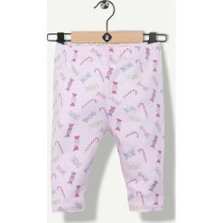 Legginsy w kolorze jasnoróżowym. Czerwone legginsy dziewczęce Grain de blé et Lisa Rose, z bawełny. W wyprzedaży za 19.95 zł.