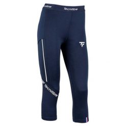 Legginsy Tecnifibre 3/4 Perf Tight marine S. Niebieskie legginsy damskie TECNIFIBRE, l, bez wzorów. W wyprzedaży za 182.50 zł.
