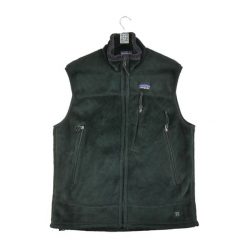 Second life - Kurtka polarowa Retro Made in USA dla kobiet - Jak nowy. Czarne kurtki damskie Patagonia, bez wzorów, z polaru, bez kaptura. Za 296.06 zł.