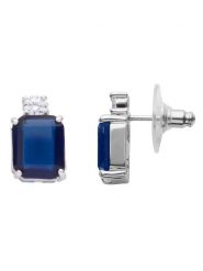 U.S. Polo Assn. Kolczyki-wkrętki z kryształami rozmiar: onesize. Niebieskie kolczyki damskie U.S. Polo Assn., z kryształem, metalowe. Za 113.99 zł.