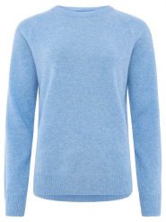 Zwillingsherz Kaszmirowy sweter w kolorze błękitnym rozmiar: L. Niebieskie swetry klasyczne damskie Zwillingsherz, l, z kaszmiru, bez kołnierzyka. Za 399.71 zł.