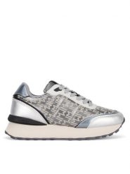 MEXX Sneakersy MI001009343W Srebrny. Szare obuwie sportowe damskie Mexx, ze skóry, bez zapięcia. Za 223.99 zł.