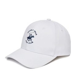Czapka z daszkiem Beverly Hills Polo Club. Białe czapki z daszkiem damskie Beverly Hills Polo Club, bez wzorów. Za 79.99 zł.