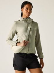 Regatta Kurtka polarowa "Kemilia" w kolorze khaki rozmiar: 36. Brązowe kurtki damskie Regatta, bez wzorów, z materiału, bez kaptura. Za 128.25 zł.