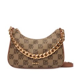 Torebka DKNY. Brązowe torebki klasyczne damskie DKNY, bez dodatków. Za 609.99 zł.
