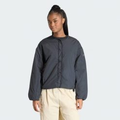 Kurtka All Szn Liner Jacket. Czarne kurtki damskie Adidas, bez wzorów, bez kaptura. Za 439.00 zł.
