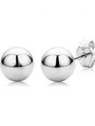 Revoni Złote kolczyki-wkrętki rozmiar: onesize. Szare kolczyki damskie Revoni, złote. Za 367.22 zł.