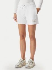 EA7 Emporio Armani Szorty sportowe 7W000269 AF12482 U0002 Biały Regular Fit. Białe spodenki sportowe damskie EA7 Emporio Armani, l, bez wzorów, z syntetyku. Za 389.99 zł.