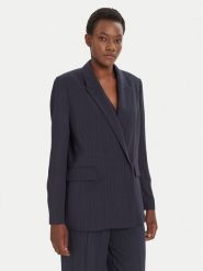 BOSS Marynarka Janka-DB2 50548492 Granatowy Relaxed Fit. Niebieskie marynarki i żakiety damskie Boss, bez wzorów, z wiskozy. Za 1,259.00 zł.