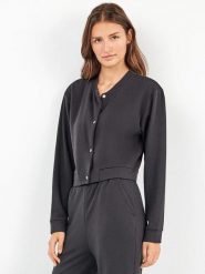 Gisela Bluza w kolorze antracytowym rozmiar: M. Czarne bluzy damskie gisela, m, bez wzorów, bez kaptura. Za 60.45 zł.