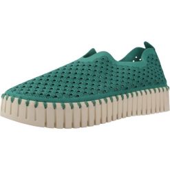 Buty ILSE JACOBSEN TULIP3373 Zielony. Zielone obuwie trekkingowe damskie Ilse Jacobsen, bez zapięcia. Za 313.99 zł.