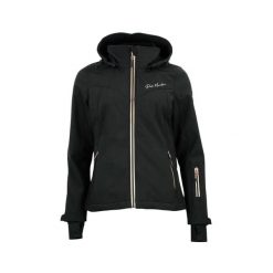 Kurtka damska Peak Mountain Softshell Amaleoff. Czarne kurtki damskie Peak Mountain, bez wzorów, z softshellu. W wyprzedaży za 372.00 zł.
