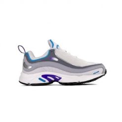 Buty do biegania damskie Reebok Daytona Dmx. Białe obuwie sportowe damskie Reebok, z materiału, bez zapięcia, do biegania. Za 473.00 zł.