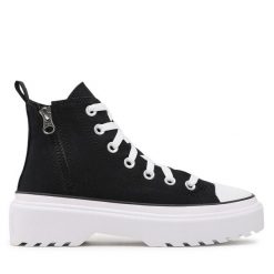 Trampki Converse. Czarne trampki damskie Converse, bez wzorów, bez zapięcia. Za 209.99 zł.