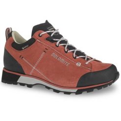 Buty trekkingowe damskie Dolomite Cinquantaquattro Hike Low Evo GTX. Czerwone obuwie trekkingowe damskie Dolomite, z gore-texu, bez zapięcia. Za 825.75 zł.
