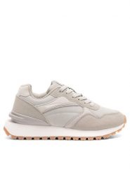 Sprandi Sneakersy RETRO STAR WP40-22744C Szary. Szare obuwie sportowe damskie Sprandi, z materiału, bez zapięcia. Za 127.99 zł.