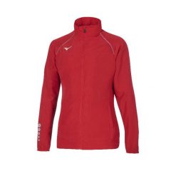 Kurtka do biegania damska Mizuno Uni osaka Wind. Czerwone kurtki damskie Mizuno, xl, bez wzorów, bez kaptura. W wyprzedaży za 187.50 zł.