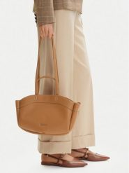 GINO ROSSI Torebka C-LDA8549 Brązowy jasny. Brązowe torebki klasyczne damskie Gino Rossi, ze skóry, bez dodatków. Za 199.99 zł.