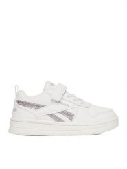Reebok Sneakersy CEO-24KC2080(III)DZ Biały. Białe buty sportowe dziewczęce Reebok, z materiału, bez zapięcia. Za 129.99 zł.