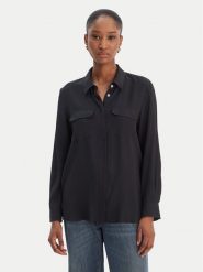 Marella Koszula Febe 2613111051 Granatowy Regular Fit. Niebieskie koszule damskie Marella, bez wzorów, z acetatu, bez kołnierzyka, bez ramiączek. Za 749.99 zł.