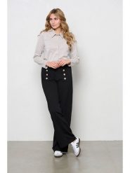 &Co Woman Bluzka "Lotte" w kolorze beżowym rozmiar: 3XL. Brązowe bluzki damskie &Co Woman, xl, bez wzorów, bez kołnierzyka, bez ramiączek. Za 110.04 zł.