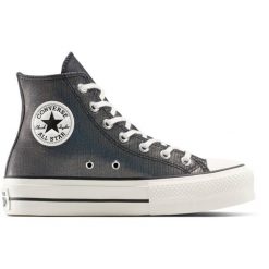 Buty sportowe Converse Chuck Taylor All Star Lift Platform Sparkle. Szare obuwie sportowe damskie Converse, bez zapięcia. Za 400.50 zł.