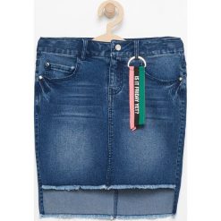 Krótka jeansowa spódnica - Niebieski. Niebieskie spódnice dziewczęce Reserved, z jeansu, mini. Za 49.99 zł.