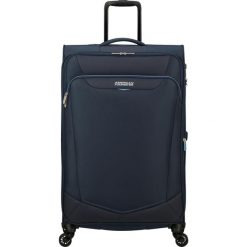 Walizka na 4 kółkach American Tourister Summerride L EXP TSA. Niebieskie walizki American Tourister, bez wzorów. Za 592.50 zł.