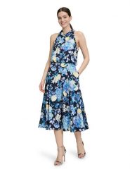 Vera Mont Sukienka w kolorze granatowo-błękitnym rozmiar: 40. Niebieskie sukienki damskie Vera Mont, bez wzorów, bez ramiączek. Za 260.99 zł.