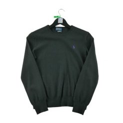 Second life - Kobieta Czarny Wełniany Sweter - Stan bardzo dobry. Czarne golfy damskie Ralph Lauren, bez wzorów, z wełny, bez ramiączek. Za 191.66 zł.