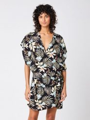 Rip Curl Sukienka w kolorze czarnym rozmiar: S. Czarne sukienki damskie Rip Curl, bez wzorów, z wiskozy, bez ramiączek. Za 118.56 zł.