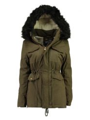 Geographical Norway Parka "Celeste" w kolorze oliwkowym rozmiar: M. Brązowe parki damskie Geographical Norway, m, bez kaptura. Za 258.52 zł.