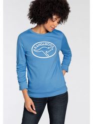 Kangaroos Bluza w kolorze błękitnym rozmiar: 48/50. Niebieskie bluzy damskie KangaROOS, bez wzorów, z bawełny, bez kaptura. Za 90.47 zł.