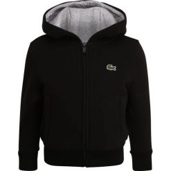 Lacoste Sport TENNIS Bluza rozpinana noir/argent chine. Czarne bluzy chłopięce Lacoste Sport, z bawełny. Za 289.00 zł.