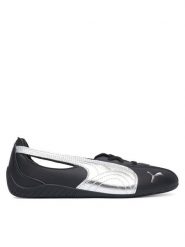 Puma Baleriny Speedcat Ballet Nova Metallic Wns 408342 02 Czarny. Czarne balerinki damskie Puma, bez wzorów, ze skóry. Za 399.99 zł.