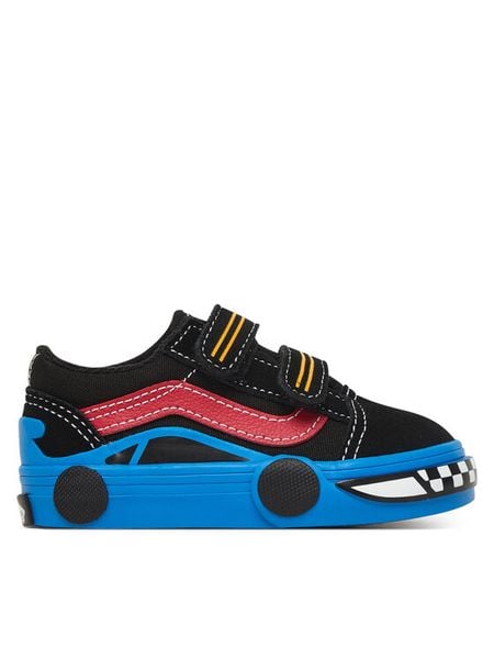 Vans Tenisówki Old Skool V Car VN000EE7Y611 Czarny. Czarne buty sportowe chłopięce Vans, bez zapięcia. Za 239.99 zł.