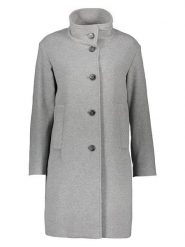 Fuchs Schmitt Wełniany płaszcz w kolorze jasnoszarym rozmiar: 46. Szare płaszcze damskie Fuchs Schmitt, bez wzorów, z wełny, bez kaptura. Za 391.99 zł.